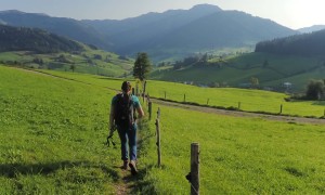 Bergtour Schönfeldspitze - Rückweg