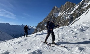 Skihochtour Burgwartscharte - Aufstieg Ködnitztal