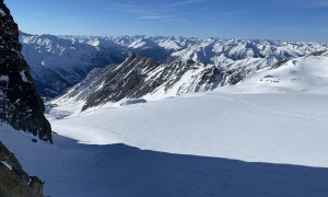 Skihochtour Burgwartscharte - Rückblick Ködnitzkees