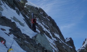 Skihochtour Burgwartscharte - Klettersteig