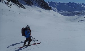 Skihochtour Burgwartscharte - Abfahrt Leitertal