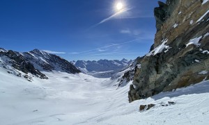Skihochtour Burgwartscharte - Abfahrt Leitertal