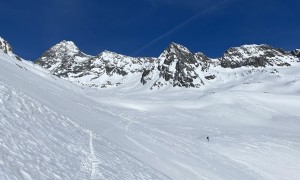 Skihochtour Burgwartscharte - Abfahrt Leitertal