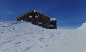 Skihochtour Burgwartscharte - bei der Glorer Hütte