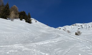 Skihochtour Burgwartscharte - Abfahrt