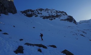 Skihochtour Hocharn - Aufstieg, Abzweigung Zirmsee