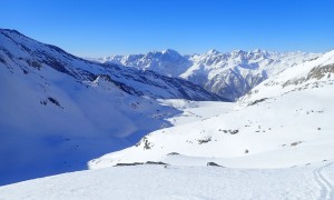 Skihochtour Hocharn - Aufstieg, Blick Richtung Schobergruppe