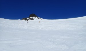 Skihochtour Hocharn - steiler Schlussaufstieg