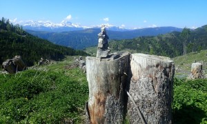 Bergtour Golz - Aufstieg