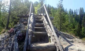 Bergtour Golz - Aufstieg