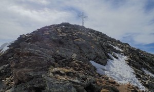 Bergtour Schönleitenspitze & Tschadinhorn - kurz vor dem ersten Gipfel