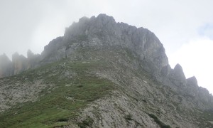 Bergtour Kammspitze - Aufstieg, kurz vor dem Gipfel