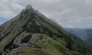 Bergtour Kammspitze - Rückblick Gipfel