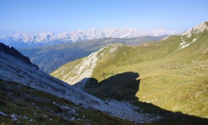 Bergtour Porze - Porzescharte, Blick zu den Sextner Dolomiten