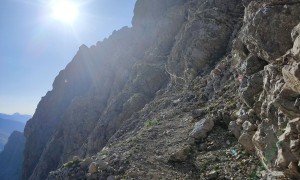 Bergtour Porze - seilversicherter Aufstieg