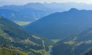 Bergtour Porze - Aufstieg, Ausblick nach Obertilliach