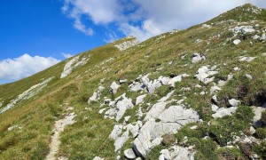 Bergtour Porze - Abstieg, Rückblick