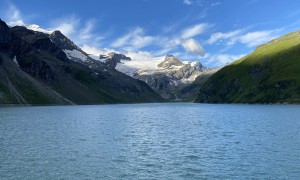 Hochtour Hoher Tenn - Stausee Mooserboden, Blick zur Hohen Riffl