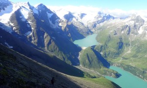 Hochtour Hoher Tenn - Aufstieg, Scharte kurz vor dem Kempsenkopf