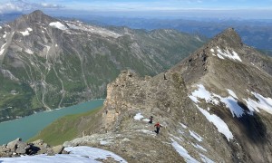Hochtour Hoher Tenn - Rückblick zum Kleinen Tenn