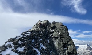Hochtour Hoher Tenn - kurz vor dem fünften Gipfel