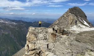 Hochtour Hoher Tenn - Abstieg, Blick zum Bauernbrachkopf