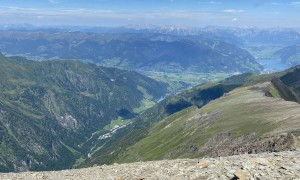 Hochtour Hoher Tenn - Abstieg, Ausblick
