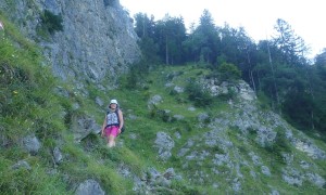 Bergtour Traunstein - Aufstieg Hernlersteig