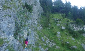 Bergtour Traunstein - Aufstieg Hernlersteig