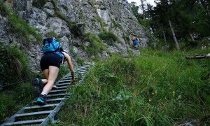 Bergtour Traunstein - Aufstieg Hernlersteig