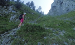Bergtour Traunstein - Aufstieg Hernlersteig