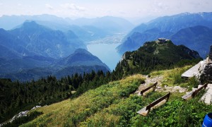 Bergtour Traunstein - bei der Gmundner Hütte