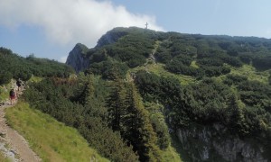 Bergtour Traunstein - Aufstieg Gipfel