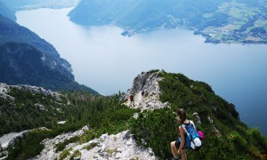 Bergtour Traunstein - Abstieg Naturfreundesteig