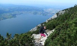 Bergtour Traunstein - Abstieg Naturfreundesteig