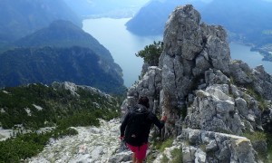 Bergtour Traunstein - Abstieg Naturfreundesteig