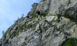 Bergtour Traunstein - Abstieg Naturfreundesteig