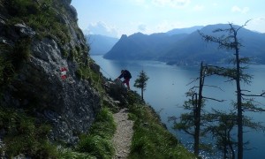 Bergtour Traunstein - Abstieg Naturfreundesteig