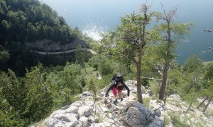 Bergtour Traunstein - Abstieg Naturfreundesteig