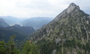 Bergtour Katzenstein - Blick zum Traunstein
