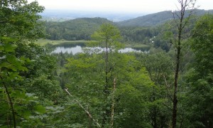 Bergtour Katzenstein - Blick zum Laudachsee