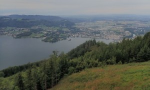 Bergtour Katzenstein - Blick nach Gmunden