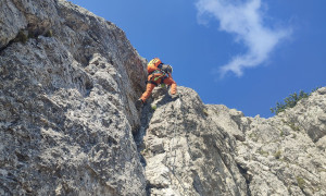 Klettersteig Arzalpenturm - im Steig Klettersteig Arzalpenturm - im Steig