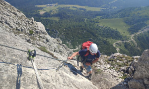 Klettersteig Arzalpenturm - im Steig Klettersteig Arzalpenturm - im Steig