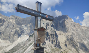 Klettersteig Arzalpenturm - Gipfelsieg Arzalpenkopf Klettersteig Arzalpenturm - Gipfelsieg Arzalpenkopf