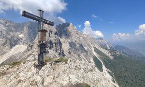 Klettersteig Arzalpenturm - Gipfelsieg Arzalpenkopf Klettersteig Arzalpenturm - Gipfelsieg Arzalpenkopf