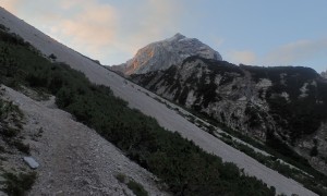 Hochtour Antelao - Blick zum Gipfel