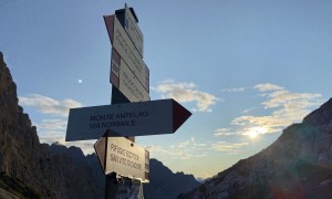 Hochtour Antelao - Forcella Piccola, Abzweigung