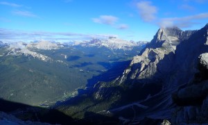 Hochtour Antelao - zu Beginn der Laste, Ausblick