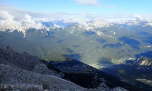 Hochtour Antelao - zu Beginn der Laste, Ausblick